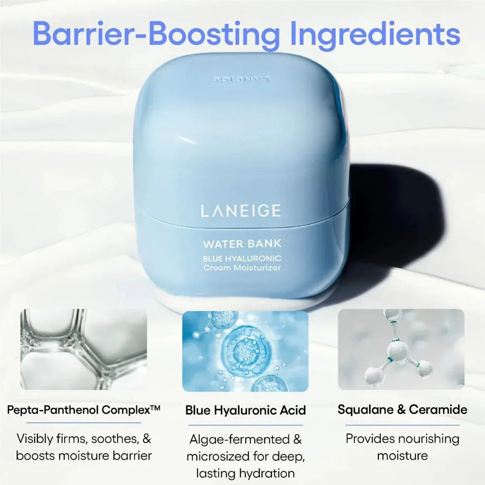 Laneige Water Bank Blue Hyaluronic Cream-50ml - The Beauty League Pakistan