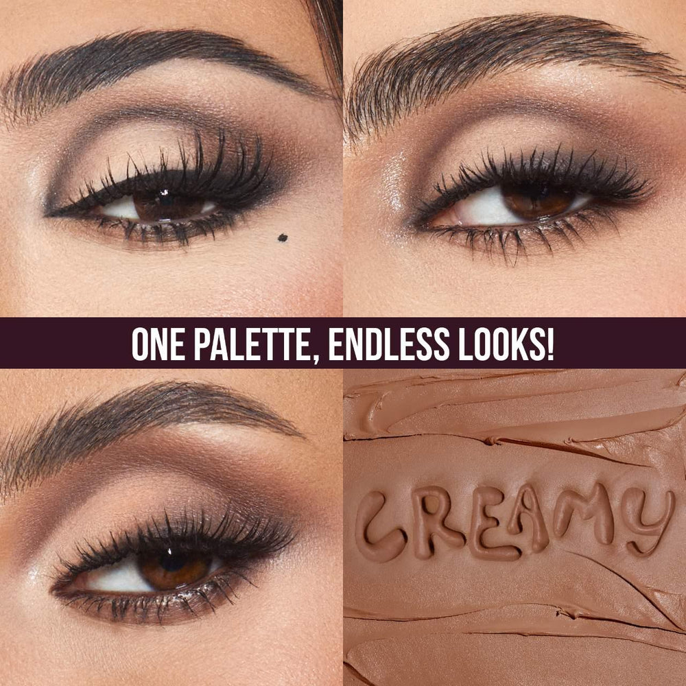 HUDA BEAUTY Creamy Obsessions Eyeshadow Palette- Neutral Brown - The Beauty League Pakistan