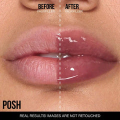 HUDA BEAUTY  Faux Filler Shiny Non-Sticky Lip Gloss- Posh