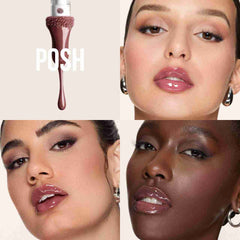 HUDA BEAUTY  Faux Filler Shiny Non-Sticky Lip Gloss- Posh