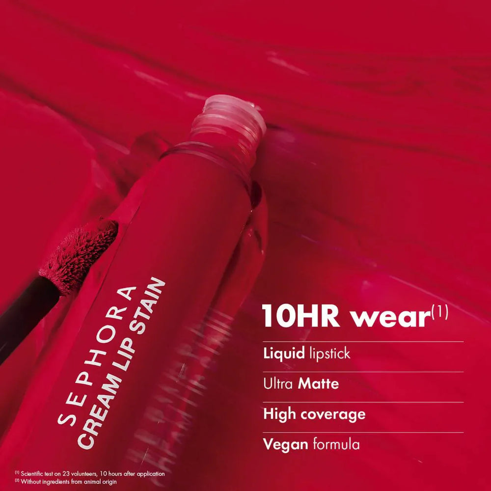 SEPHORA COLLECTION Cream Lip Stain 10HR Liquid Lipstick- 124 Rose Instinct - The Beauty League Pakistan