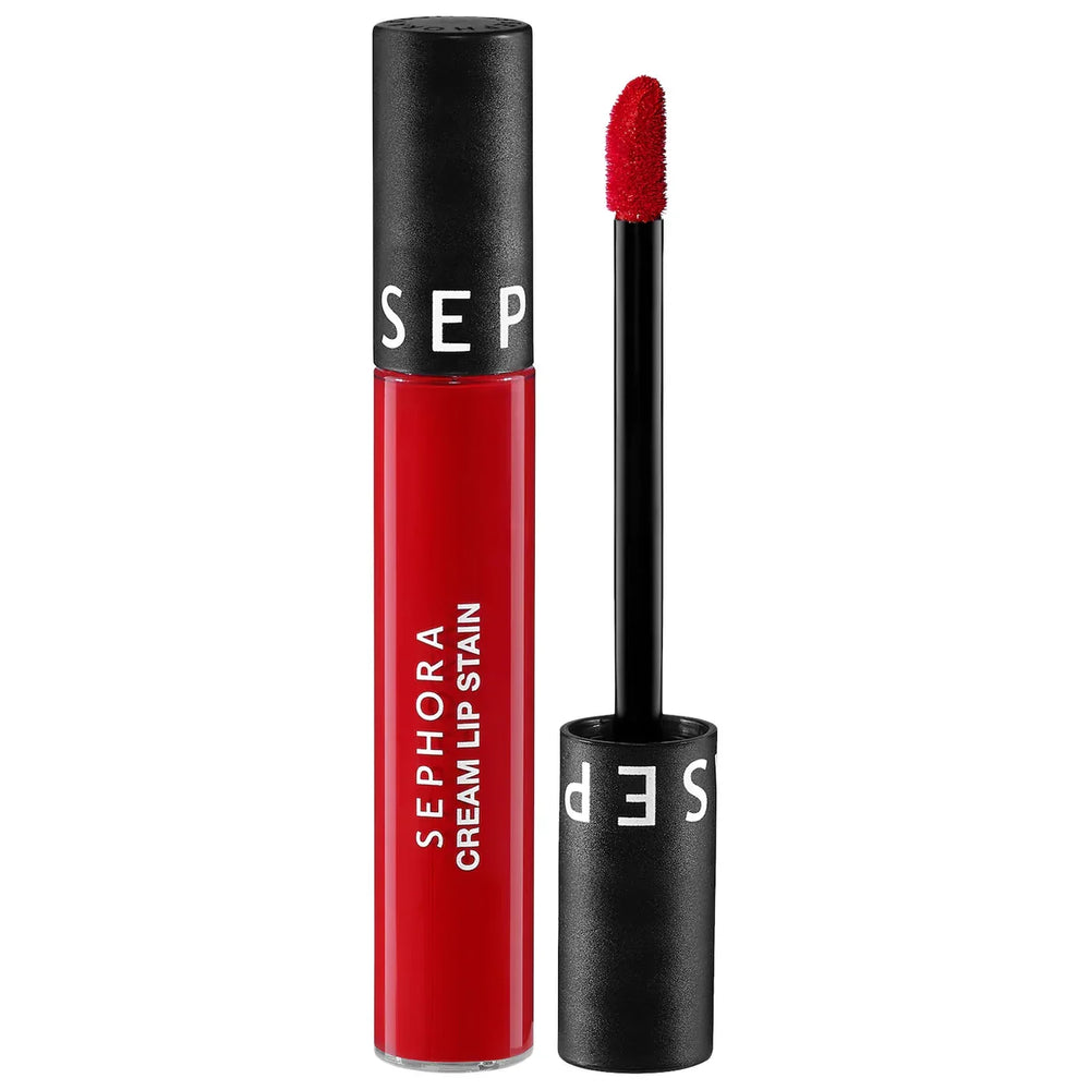 SEPHORA COLLECTION Cream Lip Stain 10HR Liquid Lipstick- 01 Always Red - The Beauty League Pakistan