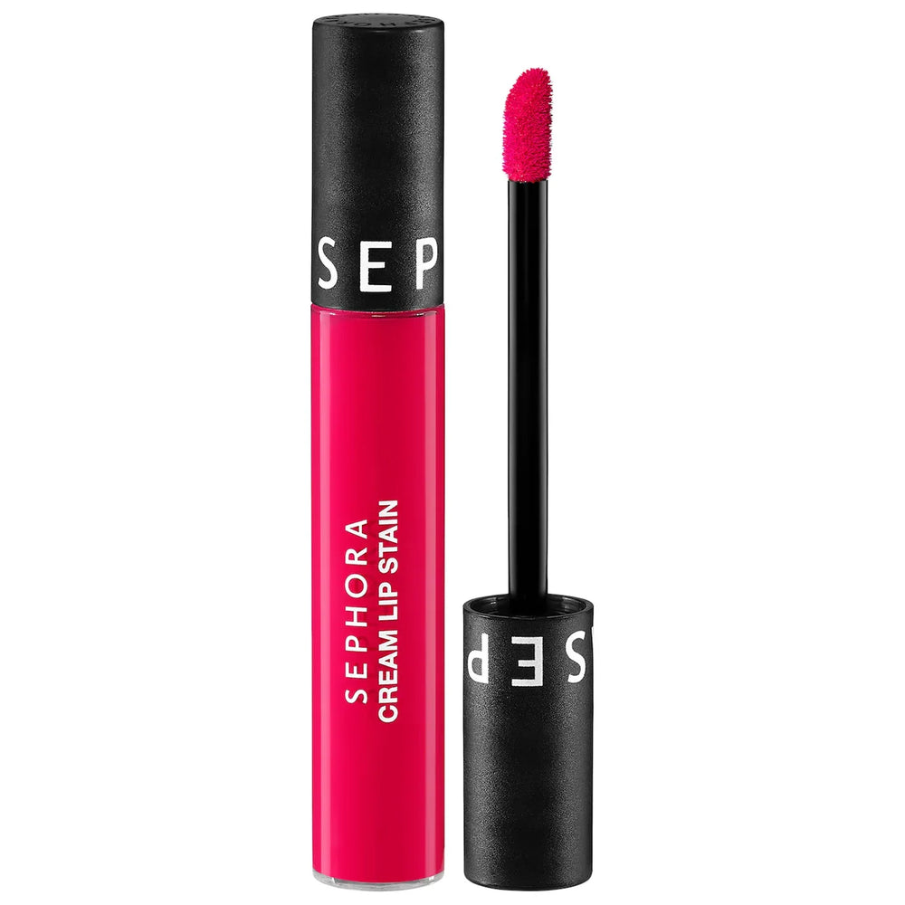 SEPHORA COLLECTION Cream Lip Stain 10HR Liquid Lipstick- 126 Hot Hot Pink - The Beauty League Pakistan