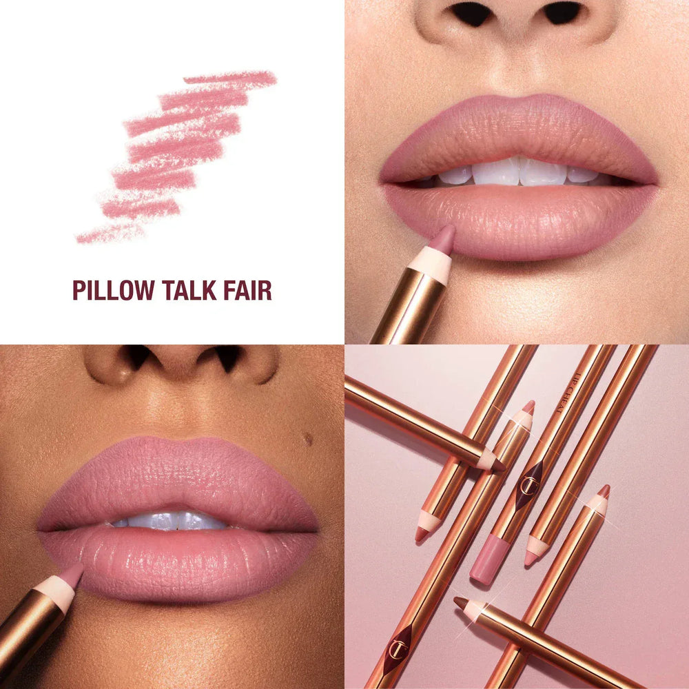 Charlotte Tilbury Lip Cheat Lip Liner Pillow Talk Mini - The Beauty League Pakistan
