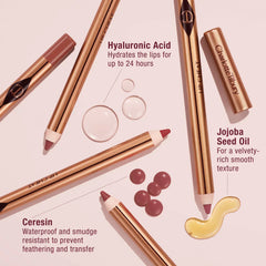 Charlotte Tilbury Lip Cheat Lip Liner Pillow Talk Mini - The Beauty League Pakistan