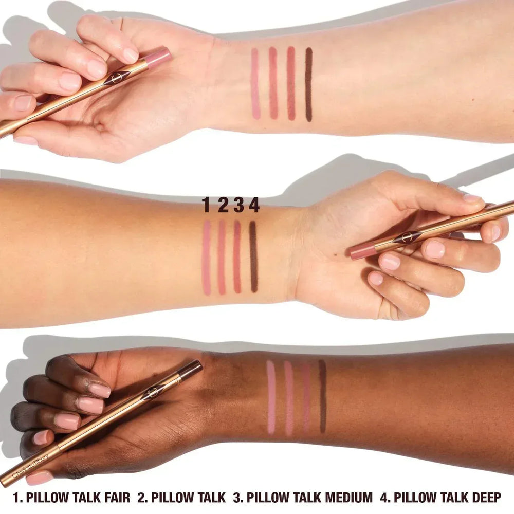 Charlotte Tilbury Lip Cheat Lip Liner Pillow Talk Mini - The Beauty League Pakistan