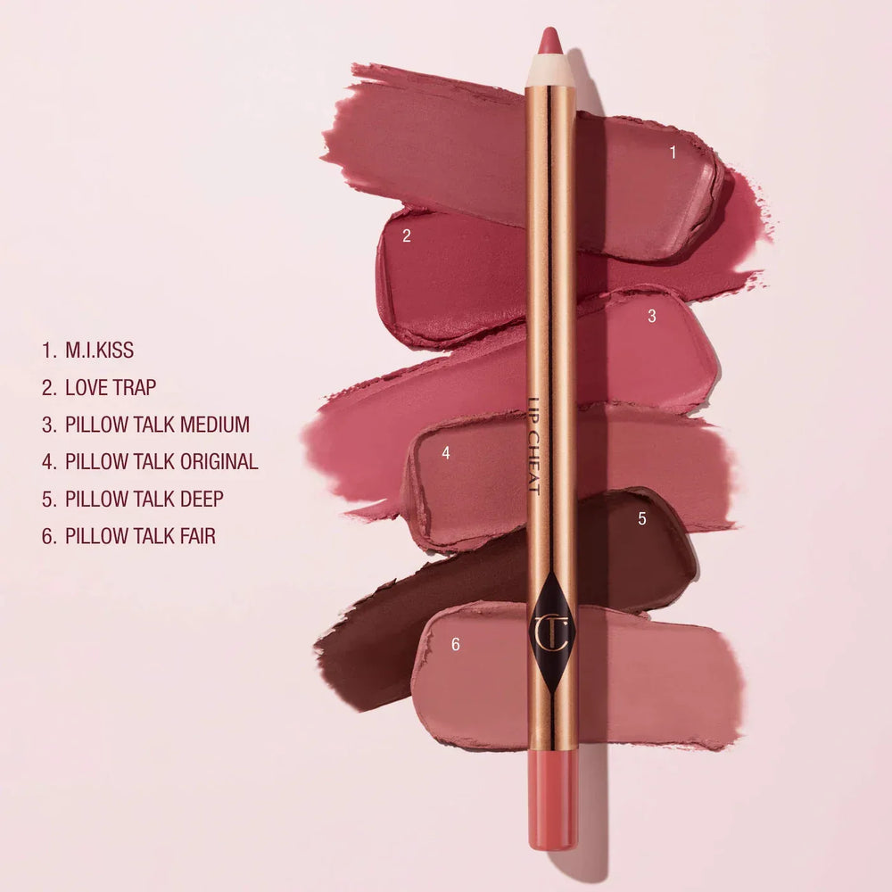 Charlotte Tilbury Lip Cheat Lip Liner Pillow Talk Mini - The Beauty League Pakistan