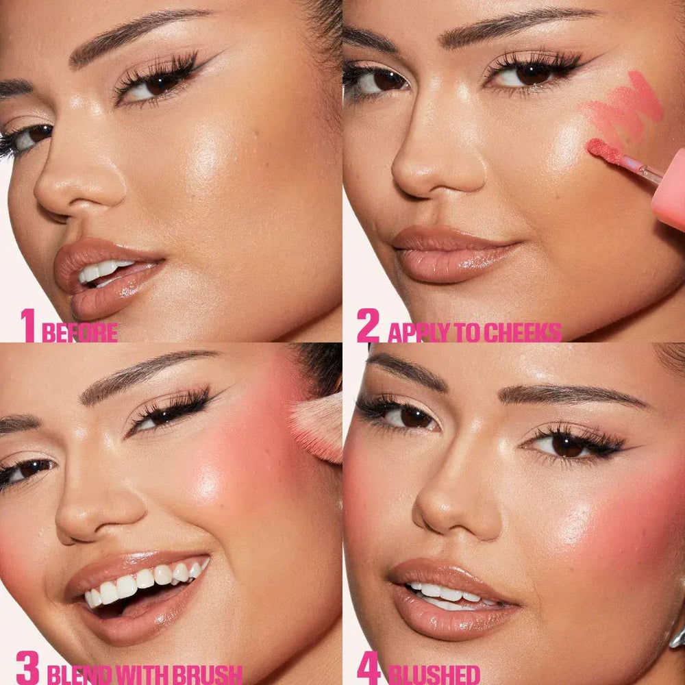 HUDA BEAUTY Blush Filter Soft Glow Liquid Blush- Peach Sorbet - The Beauty League Pakistan