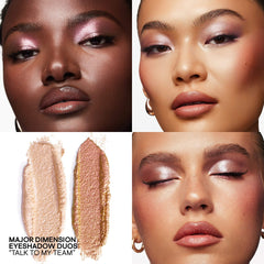 PATRICK TA  Major Dimension Eye Illusion Eyeshadow Duo- Talk To My Team