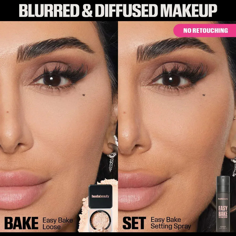 Huda Beauty Easy Bake Blurring Setting Spray with 16-Hour Wear-30ml - The Beauty League Pakistan