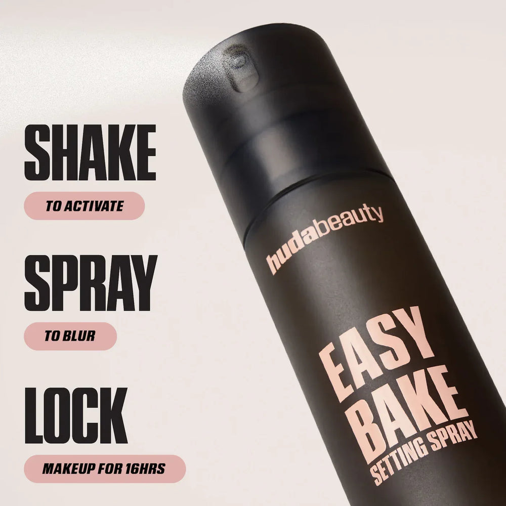 HUDA BEAUTY Easy Bake Blurring Setting Spray with 16-Hour Wear 100ML - The Beauty League Pakistan