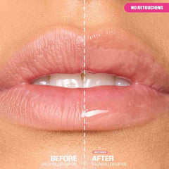 HUDA BEAUTY  Faux Filler Ultra-Hydrating Tinted Jelly Lip Oil- Juicy Peach