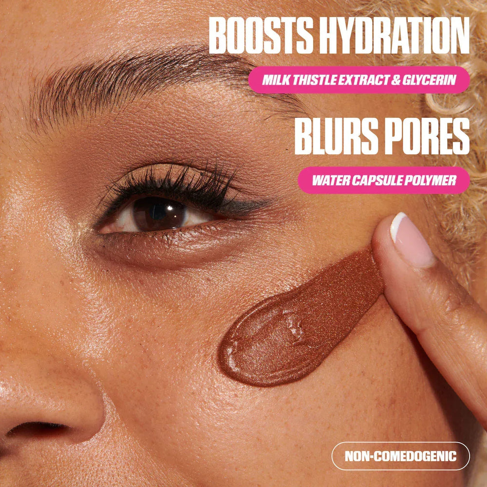 HUDA BEAUTY Easy Blur Silicone-Free Smoothing Primer- Bronze Fudge - The Beauty League Pakistan