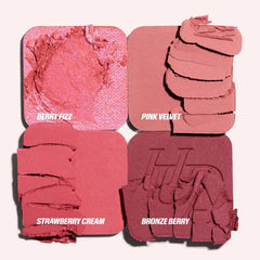 Huda Beauty- Blush Filter Blurring Blushlighters Palette- Rose Berry - The Beauty League Pakistan
