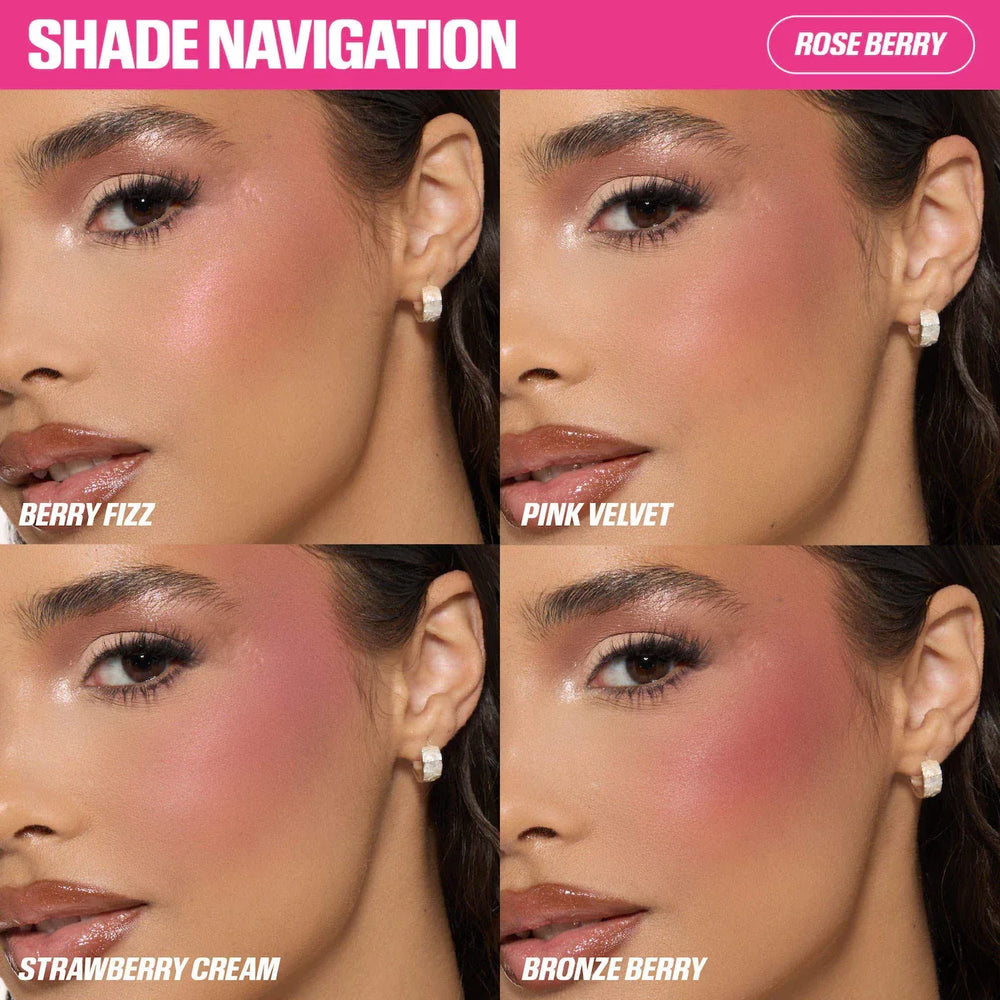 Huda Beauty- Blush Filter Blurring Blushlighters Palette- Rose Berry - The Beauty League Pakistan