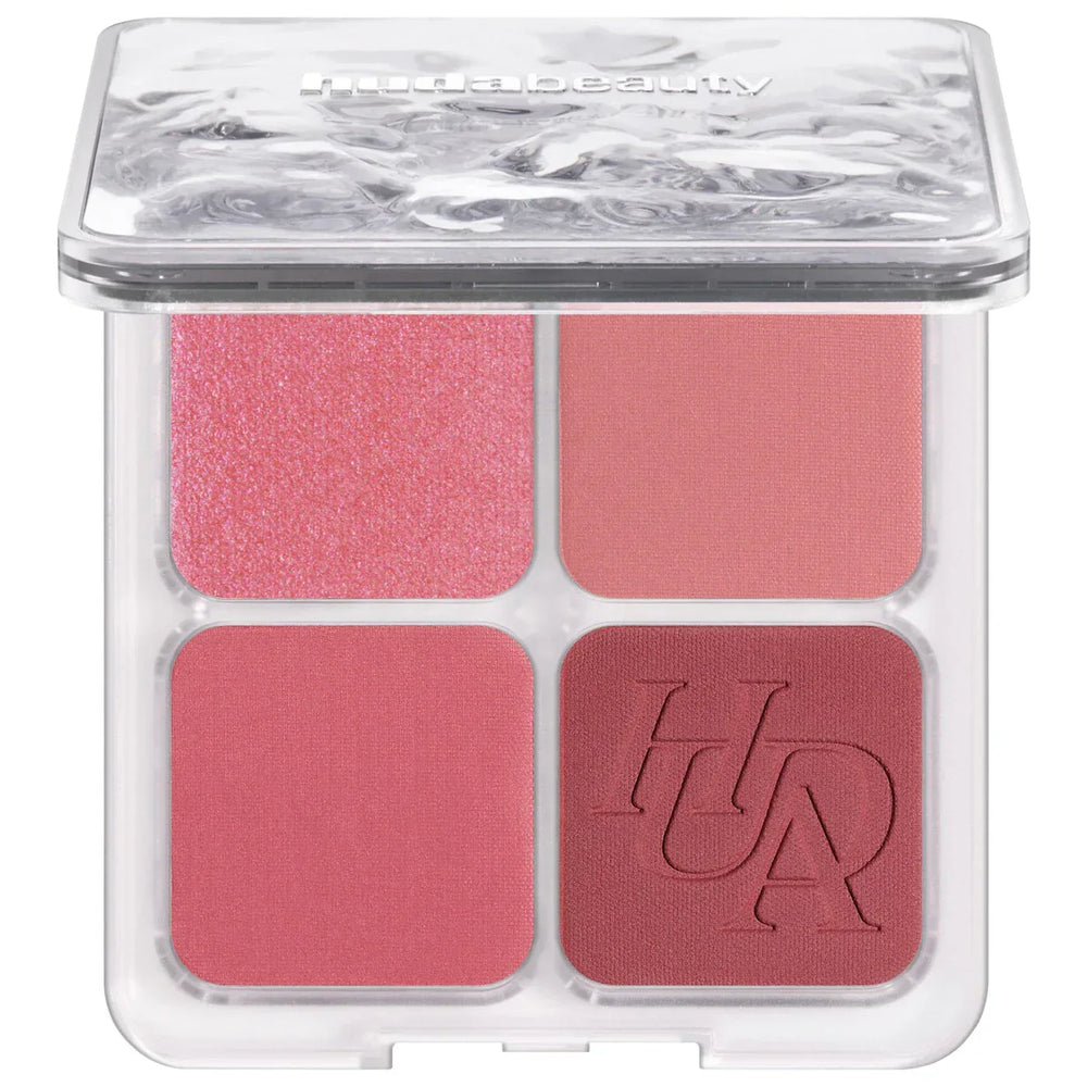 Huda Beauty- Blush Filter Blurring Blushlighters Palette- Rose Berry - The Beauty League Pakistan