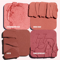HUDA BEAUTY  Blush Filter Blurring Blushlighters Palette- Strawberry Latte