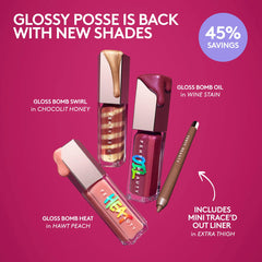 Fenty Beauty by Rihanna  Glossy Posse IX 4-Piece Lip Makeup Gift Set