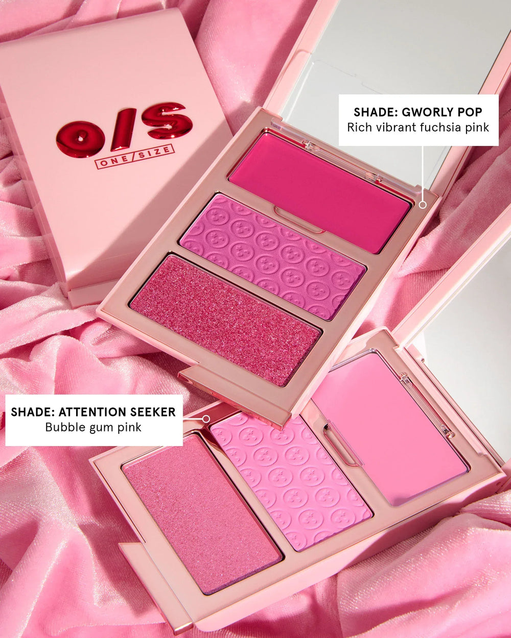 ONE/SIZE - Cheek Clapper 3D Blush Trio Palette - Color Gworly Pop - The Beauty League Pakistan