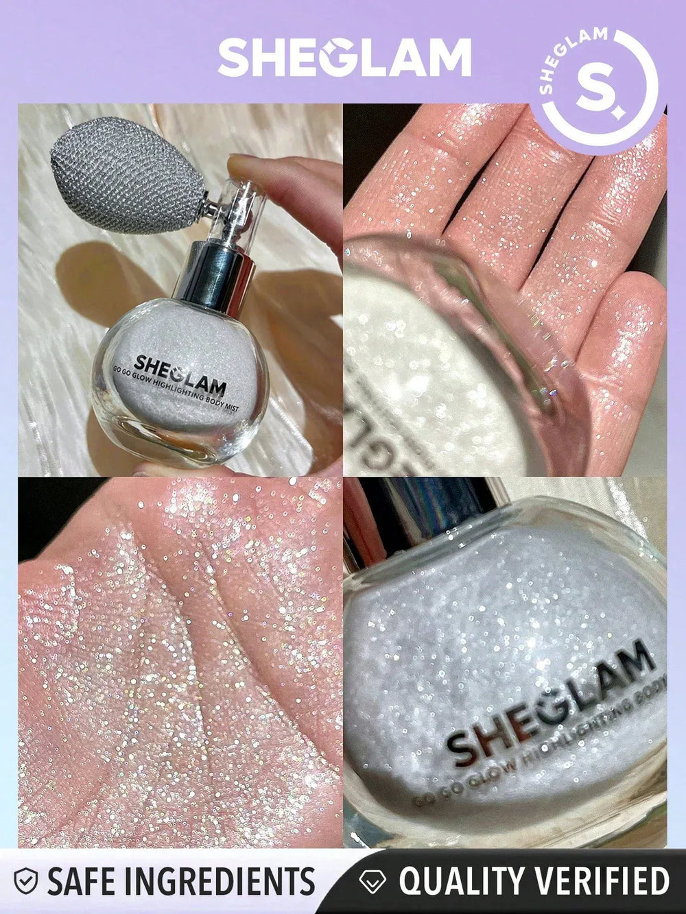 SHEGLAM Go Go Glow Highlighting Body Mist- Frosted Opal - The Beauty League Pakistan