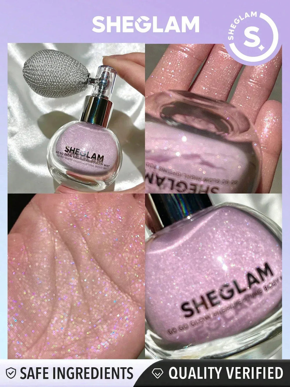 SHEGLAM Go Go Glow Highlighting Body Mist- Love Bomb - The Beauty League Pakistan