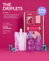 Fenty Beauty- The Driplets Mini Body Wash, Milk + Mist Set