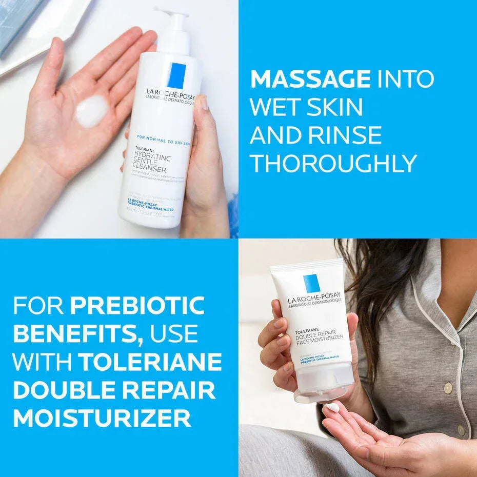 La Roche Posay- Toleriane Hydrating Gentle Facial Cleanser 400ml - The Beauty League Pakistan