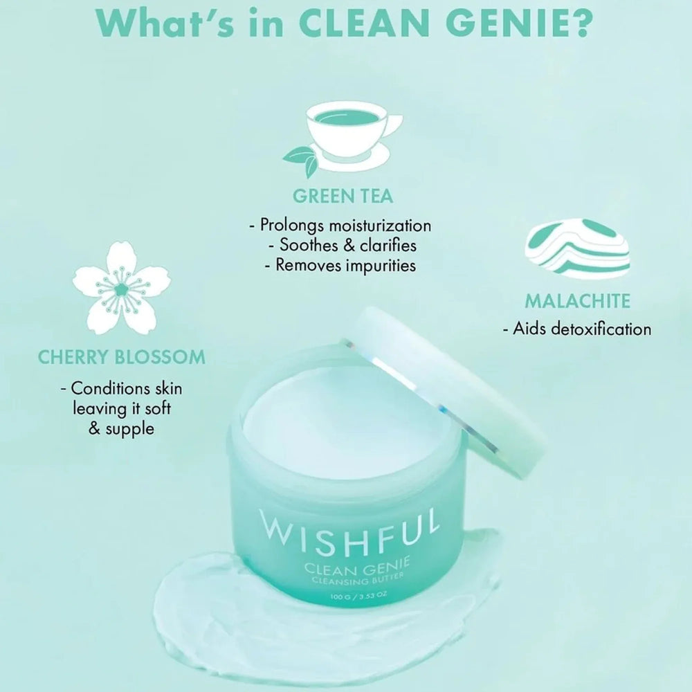 Huda Beauty- Wishful Clean Genie Cleansing Butter 20gm - The Beauty League Pakistan