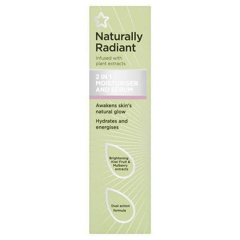 Naturally Radiant 2 in 1 Moisturiser & Serum 50ml