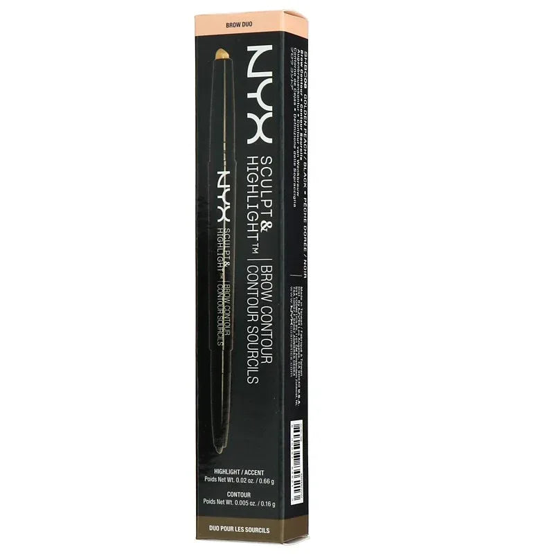 NYX-Sculpt & Highlight Brow Contour- Black/Golden Peach - The Beauty League Pakistan