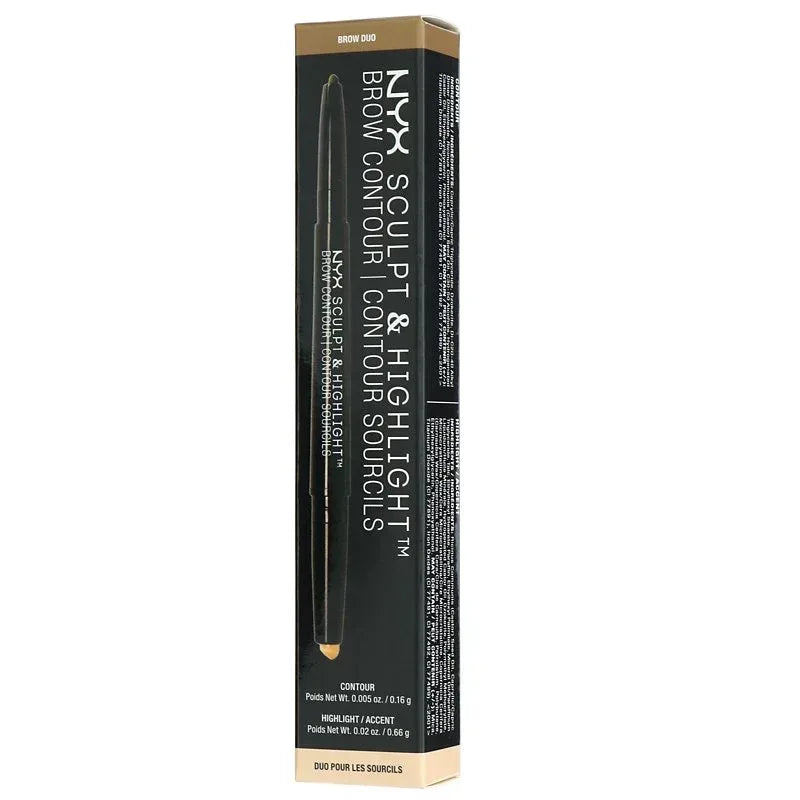 NYX-Sculpt & Highlight Brow Contour- Brunette / Cream - The Beauty League Pakistan
