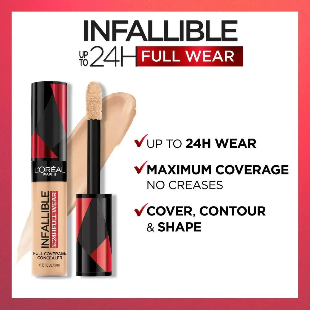 L'Oreal Paris Infallible 24hr More Than Concealer 327 Cashmere (USA) - The Beauty League Pakistan