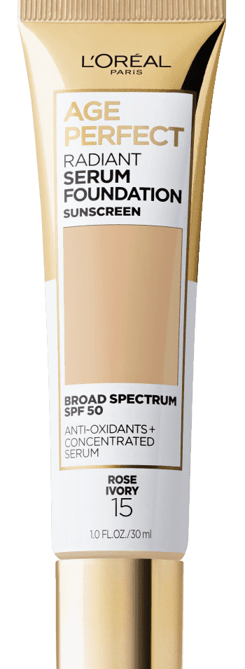 L'OREAL PARIS- Age Perfect Radiant Serum Foundation SPF 50  Rose Ivory 15