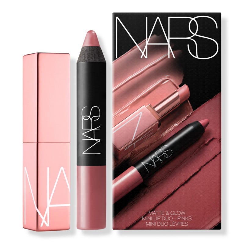 NARS-Matte & Glow Mini Lip Duo- Pinks Orgasm/Sex Machine