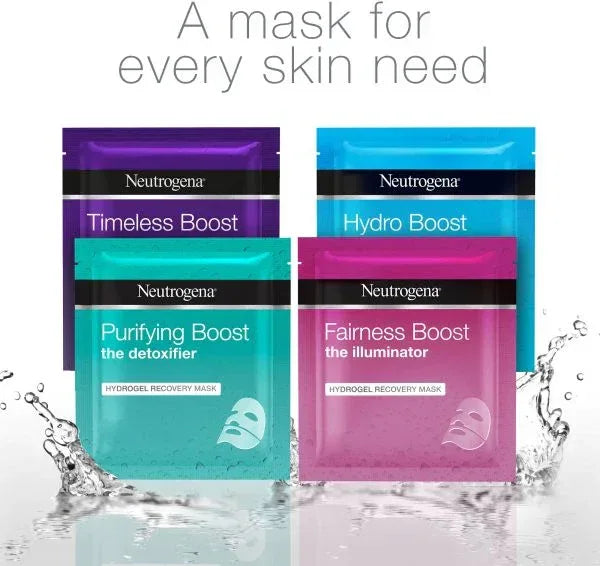 Neutrogena- Face Mask Sheet The Illuminator Fairness Boost Hydrogel Recovery - The Beauty League Pakistan