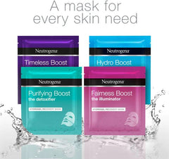 Neutrogena- Face Mask Sheet The Illuminator Fairness Boost Hydrogel Recovery