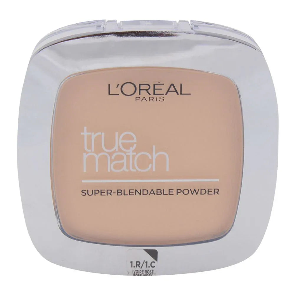L'Oreal Paris True Match Super-Blendable Powder, 1.R/1.C Rose Ivory - The Beauty League Pakistan