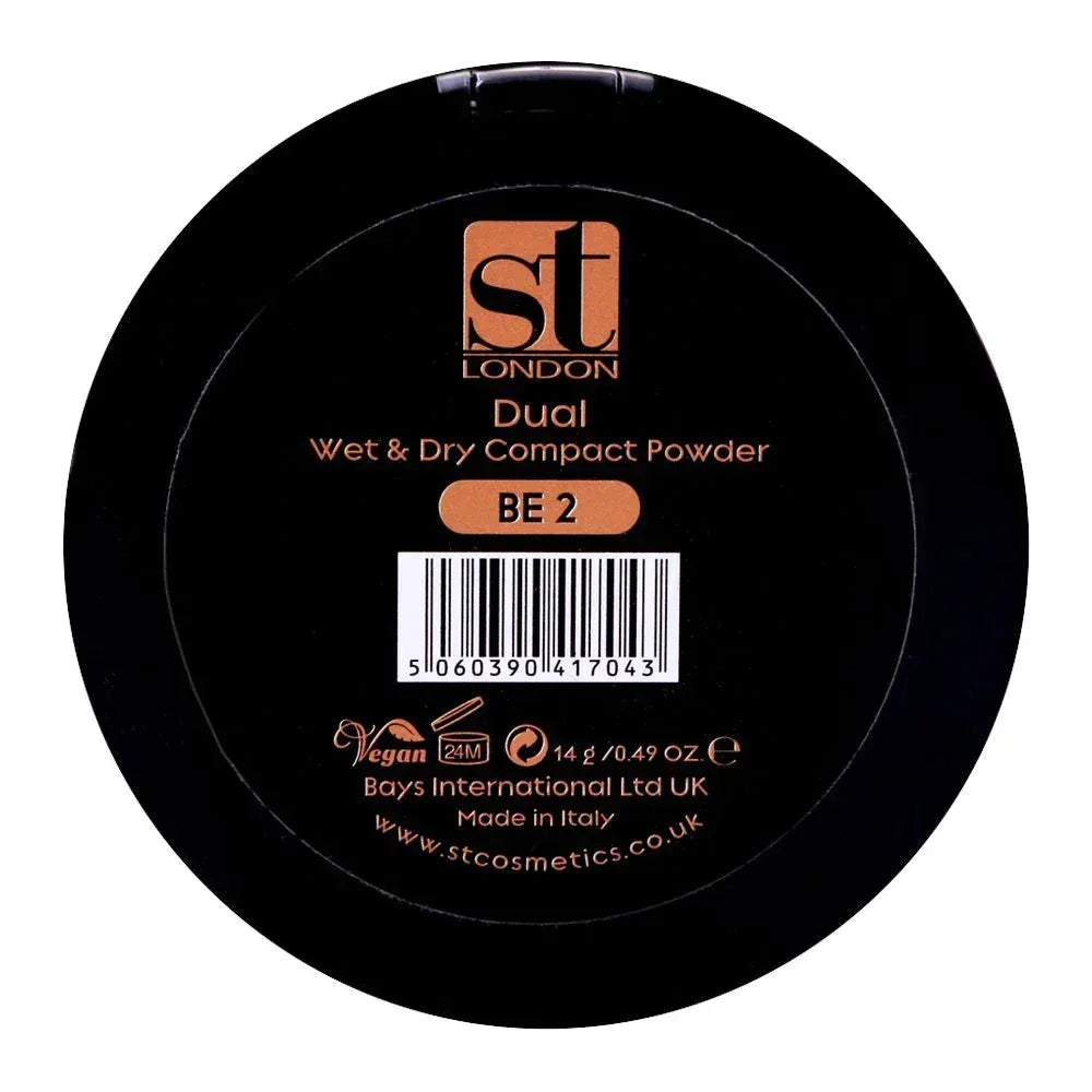ST London - Dual Wet & Dry Compact Powder - BE 2 - The Beauty League Pakistan