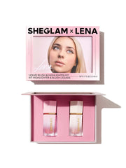 SHEGLAM X LENA Liquid Blush & Highlighter Kit