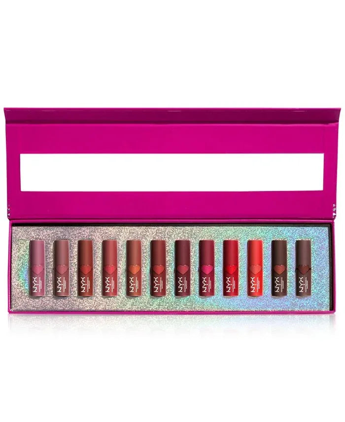 NYX Diamonds & Ice Please Matte Lipstick Vault 12pc - The Beauty League Pakistan