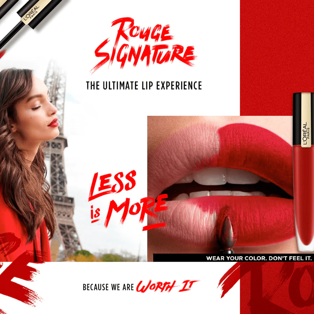 LOreal Paris - Rouge Signature Matte Lipstick - 113 Don't