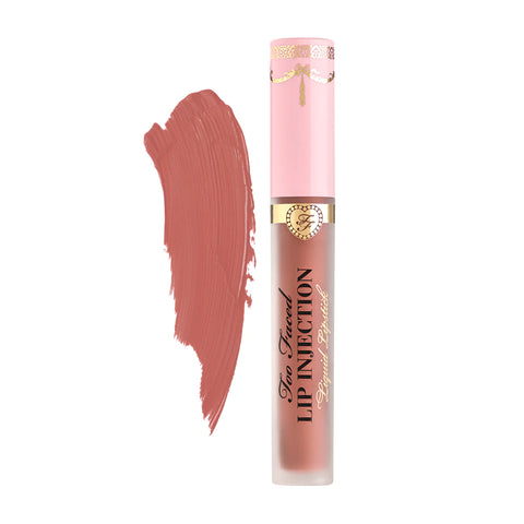 Too Faced- Lip Injection Power Plumping Cream Longwear Liquid Lipstick-Give 'Em Lip Full Size