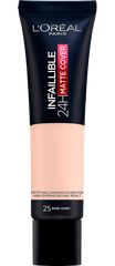 L'OREAL PARIS-24h Matte Cover Foundation 25 Rose Ivory