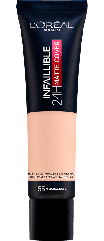 L'OREAL PARIS-24h Matte Cover Foundation 155 Natural Rose