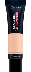 L'OREAL PARIS-24h Matte Cover Foundation 155 Natural Rose