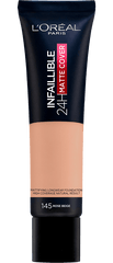 L'OREAL PARIS-24h Matte Cover Foundation 145 Rose Beige