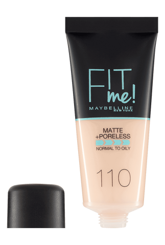 Maybelline- Fit Me Matte & Poreless Face Foundation 110 Porcelain