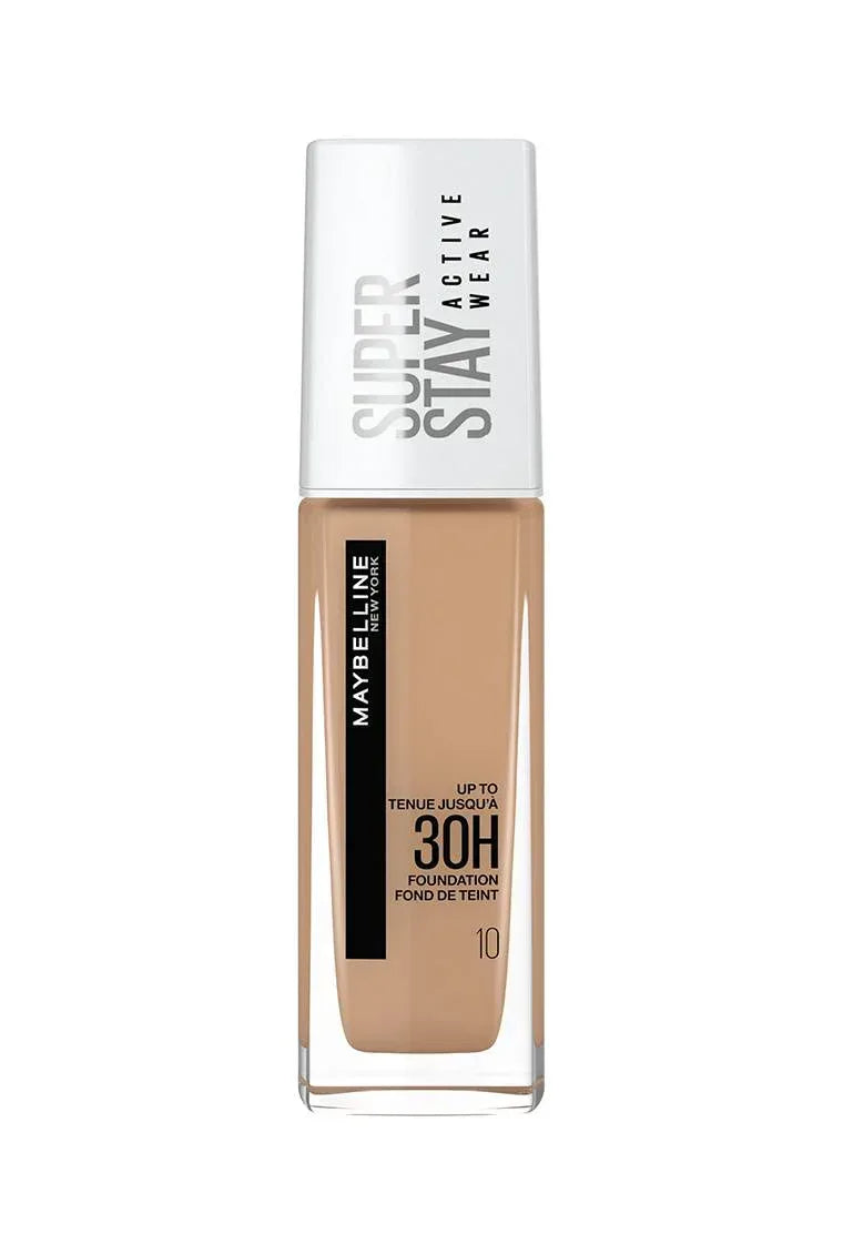 Maybelline- 30H Super Stay long Lasting Foundation- 10 Ivory - The Beauty League Pakistan