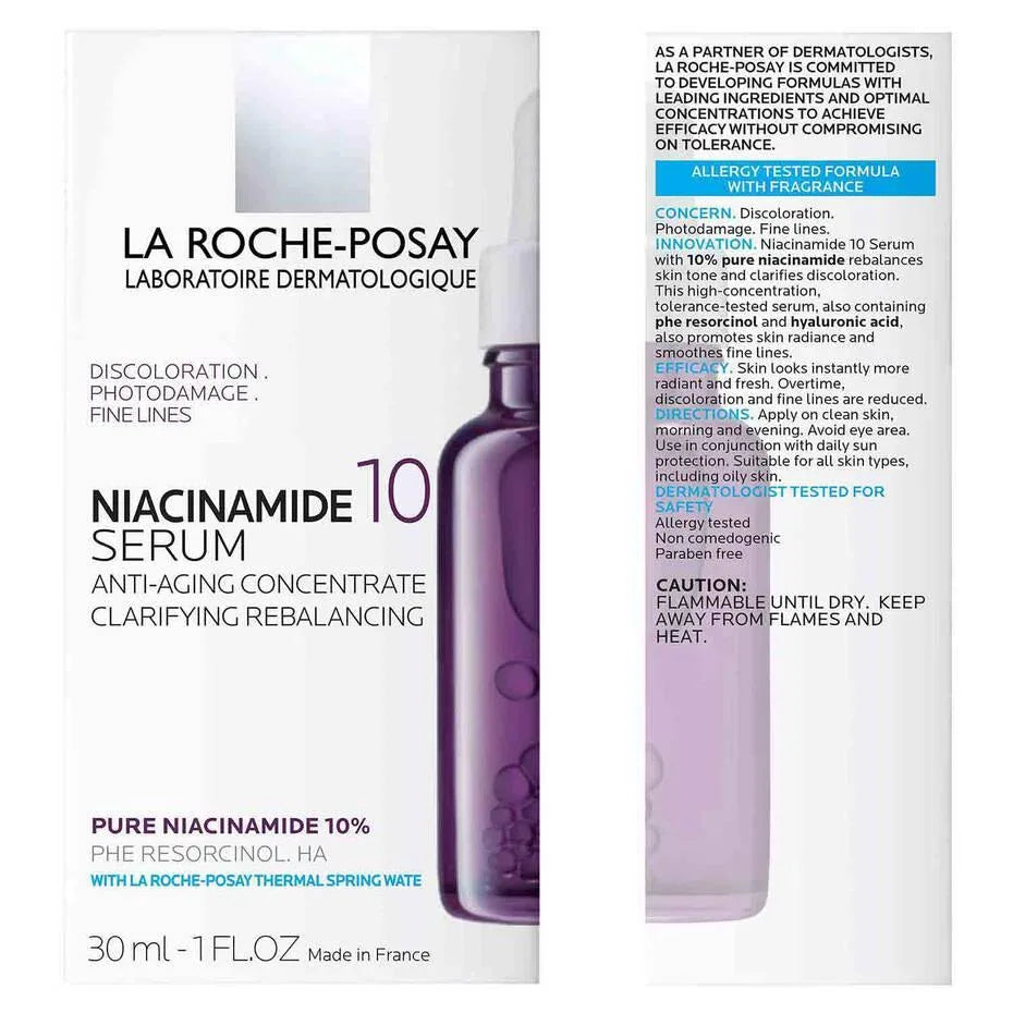La Roche Posay- 10% Pure Niacinamide serum - The Beauty League Pakistan