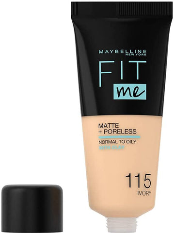 Maybelline- Fit Me Matte & Poreless Face Foundation 115 Ivory